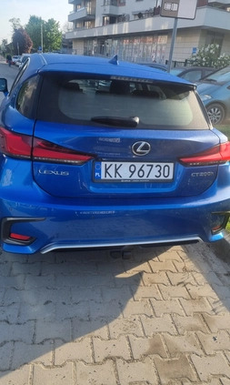Lexus CT cena 75768 przebieg: 140200, rok produkcji 2018 z Kraków małe 497